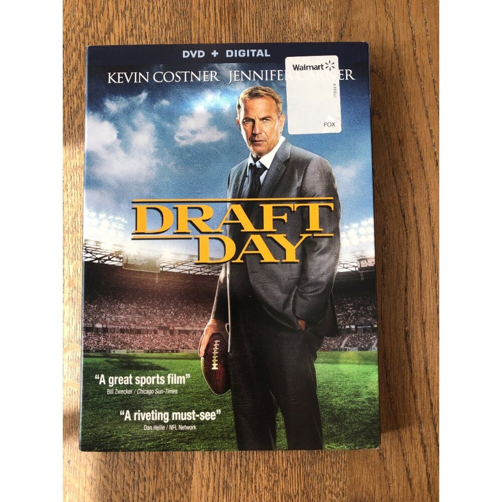 Draft Day DVD & Digital Starring Kevin Costner & Jennifer Garner Movie PG-13 NEW
